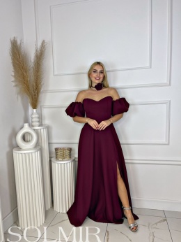 Sukienka JAZMIN bordo