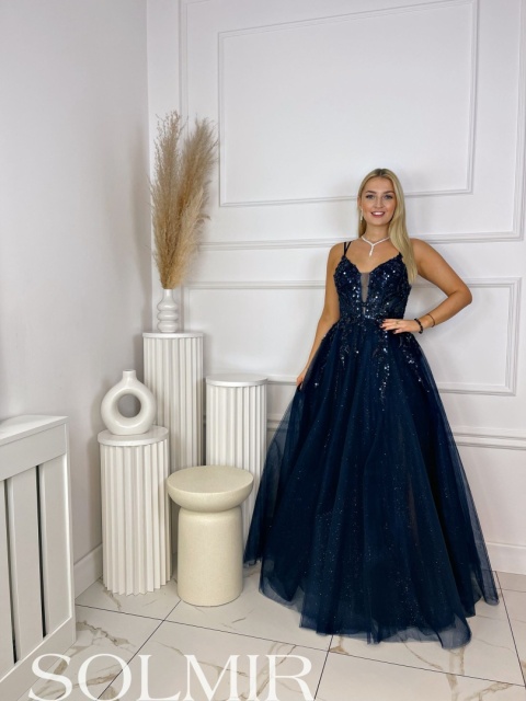 Sukienka MALEDIWA BIS granat