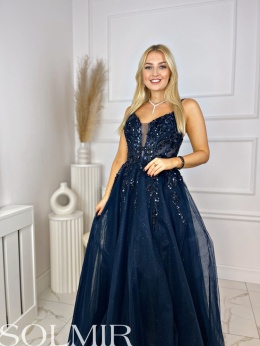 Sukienka MALEDIWA BIS granat