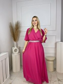 Sukienka PATRYCJA MAXI fuksja