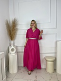 Sukienka PATRYCJA MAXI fuksja