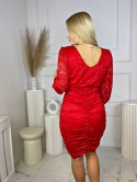 Sukienka SIRI koronka czerwień