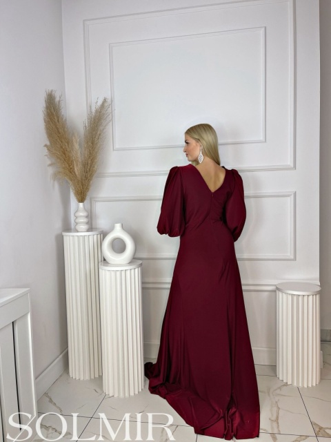 Sukienka premium REGINA bordo