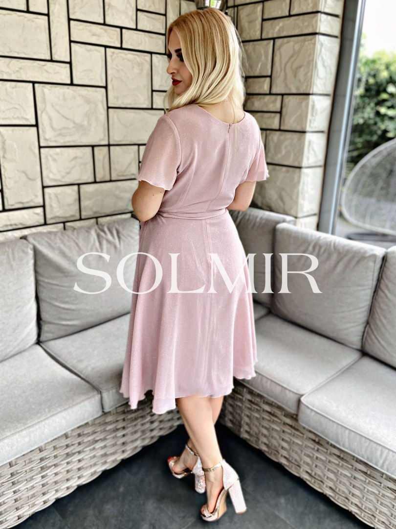 Sukienka CELINE puder róż Sukienka CELINE puder róż