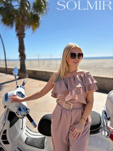 Kombinezon OLIVA ciepły beż mokka mousse