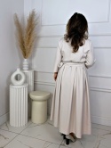 Sukienka ALONA BIS jasny beż