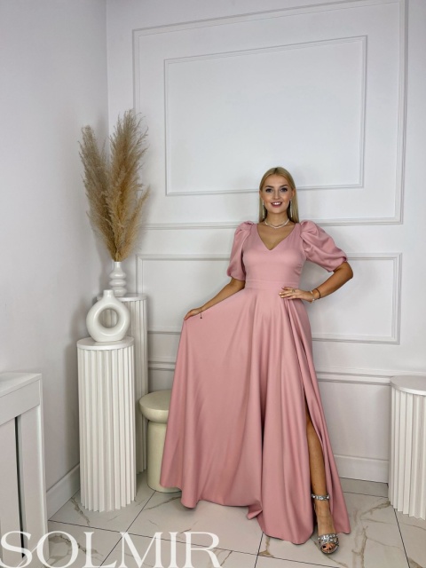 Sukienka CAMILLA pudrowy róż