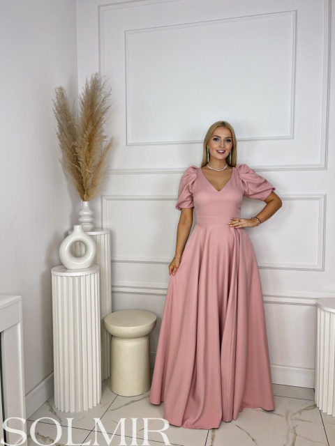 Sukienka CAMILLA pudrowy róż