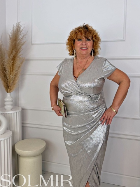 Sukienka DEMETER srebro