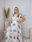 Sukienka FARIA wzory błękit