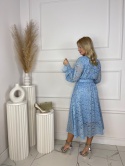 Sukienka GABI koronka błękit