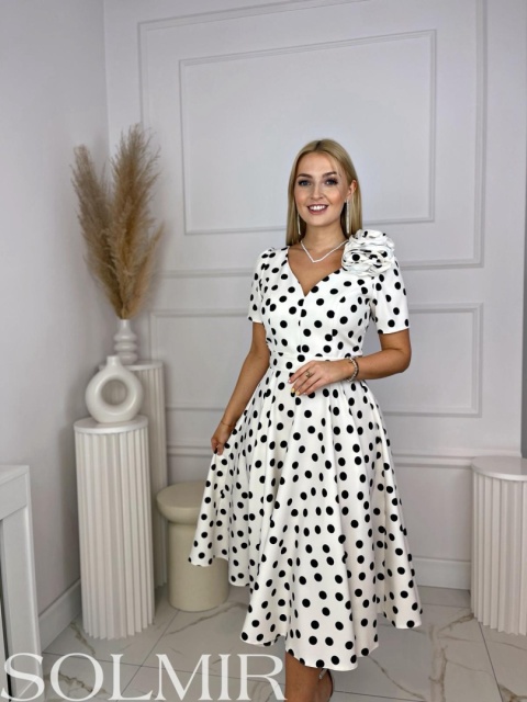 Sukienka KAROLINA grochy