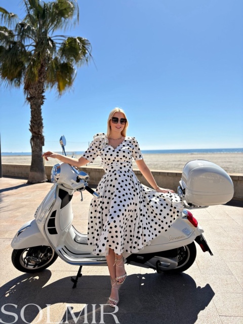 Sukienka KAROLINA grochy