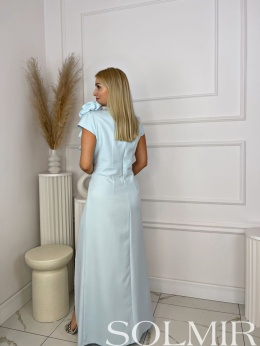 Sukienka MARGARET miętowy błękit