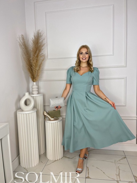 Sukienka MARINERA szałwia / mięta