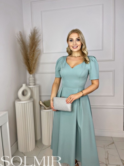 Sukienka MARINERA szałwia / mięta