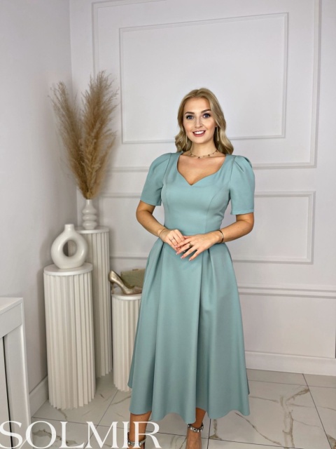 Sukienka MARINERA szałwia / mięta