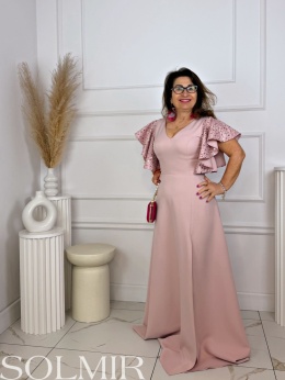 Sukienka ATENA pudrowy róż