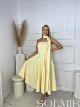 Sukienka VANESSA masełkowy żółty