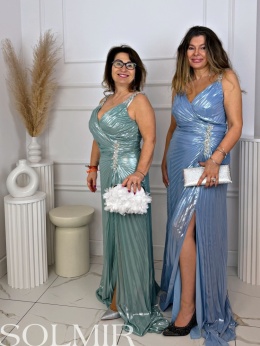 Sukienka premium ROCHER błękit