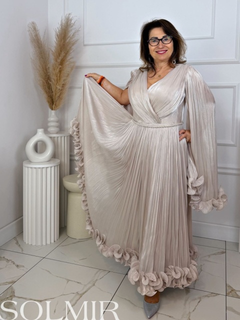 Sukienka premium RAFAELLA beż