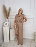 Kombinezon KIWI połysk beż mokka