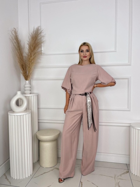 Komplet LALU pudrowy róż