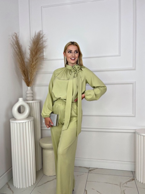 Komplet ORKIS groszkowa - szałwiowa zieleń