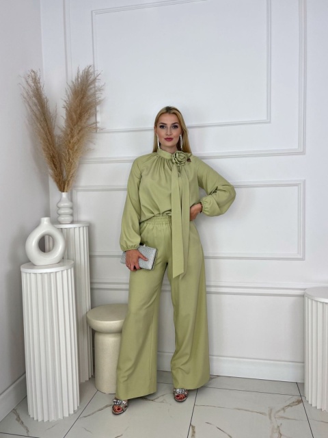 Komplet ORKIS groszkowa - szałwiowa zieleń