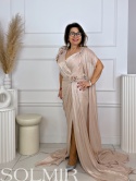 Sukienka premium CHANTELL brzoskwiniowy róż