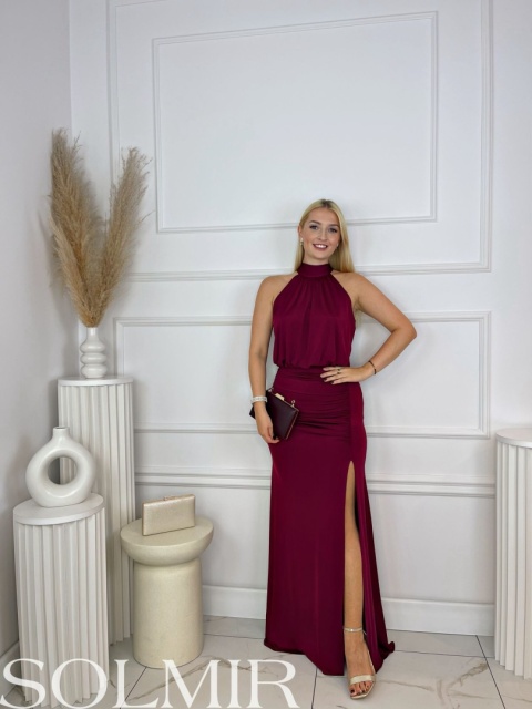 Sukienka ALDONA bordo