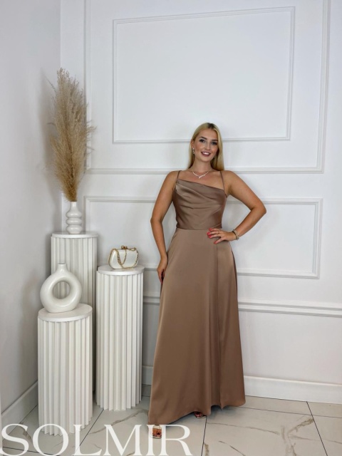Sukienka ANASTASIA beż mokka