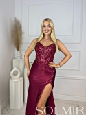 Sukienka LIBIA bordo
