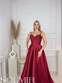 Sukienka STELLA bordo
