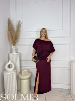 Sukienka TAMARA MAXI bordo