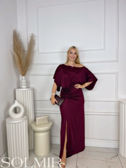 Sukienka TAMARA MAXI bordo