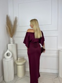 Sukienka TAMARA MAXI bordo