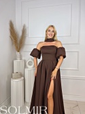 Sukienka VANESSA MAXI czekolada