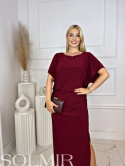 Sukienka VELA bordo