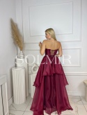 Sukienka MAESTRA malinowe bordo