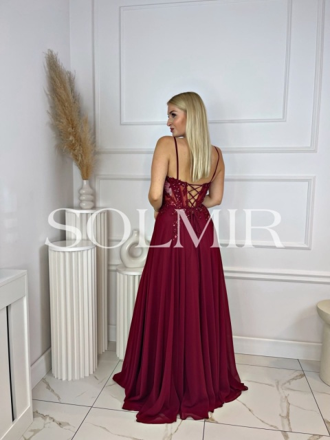 Sukienka RAFINA bordo