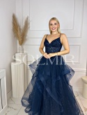 Sukienka SILVANA granat