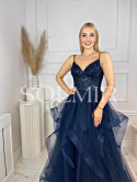 Sukienka SILVANA granat