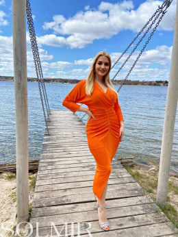 Sukienka ORANGE pomarańcz