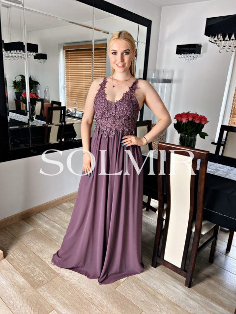 Sukienka VIOLA wrzosowy fiolet Sukienka VIOLA wrzosowy fiolet