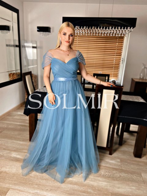Sukienka SAINT jeansowy błękit Sukienka SAINT jeansowy błękit