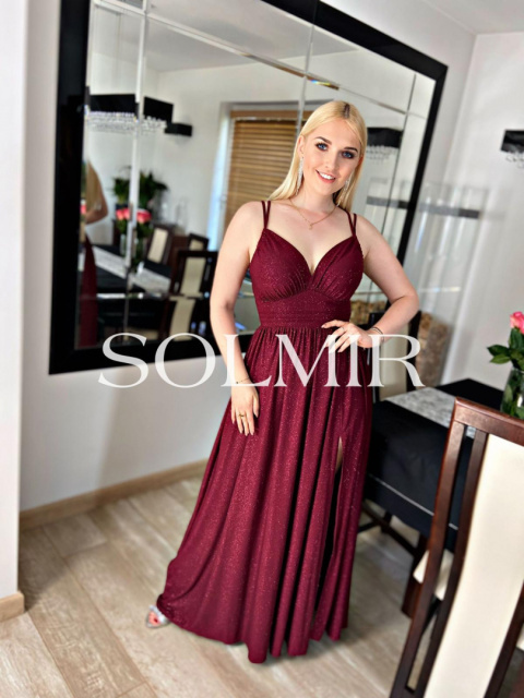 Sukienka GLIMMER bordo Sukienka GLIMMER bordo