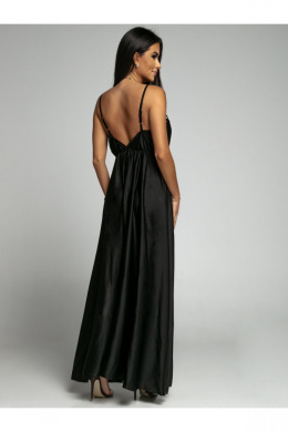 Sukienka SATIN klasyczna czerń