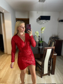 Sukienka model 2021 czerwień