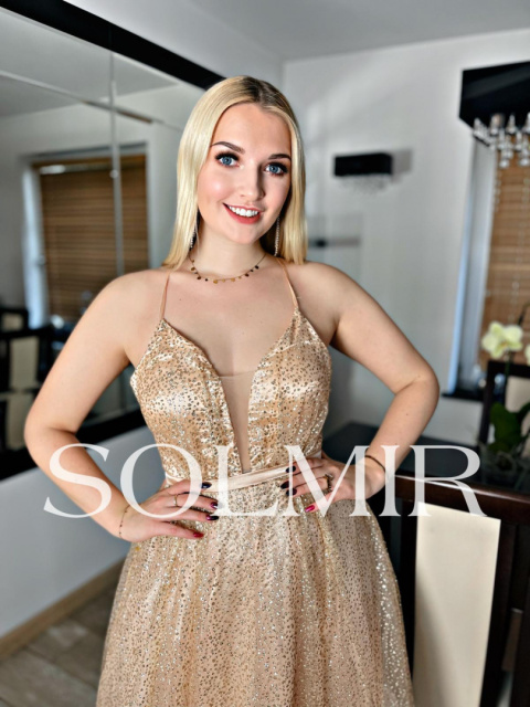 Sukienka TATIANA złoto Sukienka TATIANA złoto